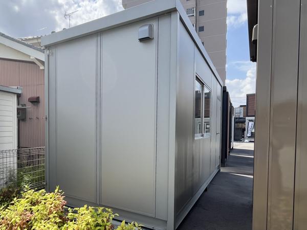 愛知県名古屋緑店/展示場の新棟ユニットハウス・プレハブ・コンテナハウス47MSL(3.02坪)の本体の外観