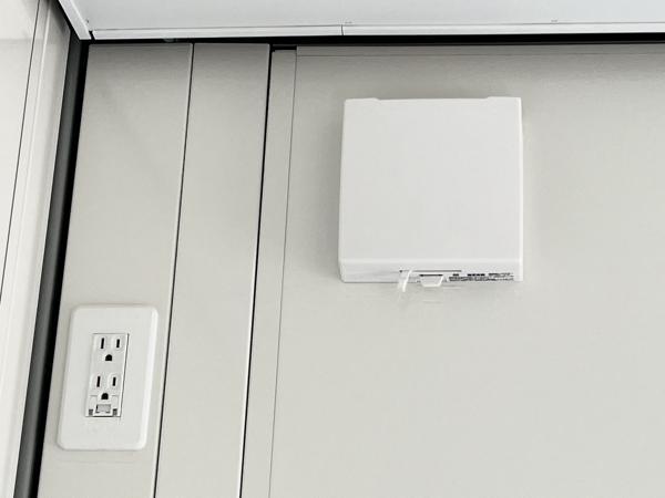 愛知県名古屋緑店/展示場の新棟ユニットハウス・プレハブ・コンテナハウス47MSL(3.02坪)の各設備の給気口