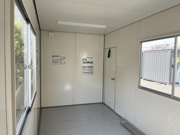 愛知県名古屋緑店/展示場の新棟ユニットハウス・プレハブ・コンテナハウス47MSL(3.02坪)の本体の内観