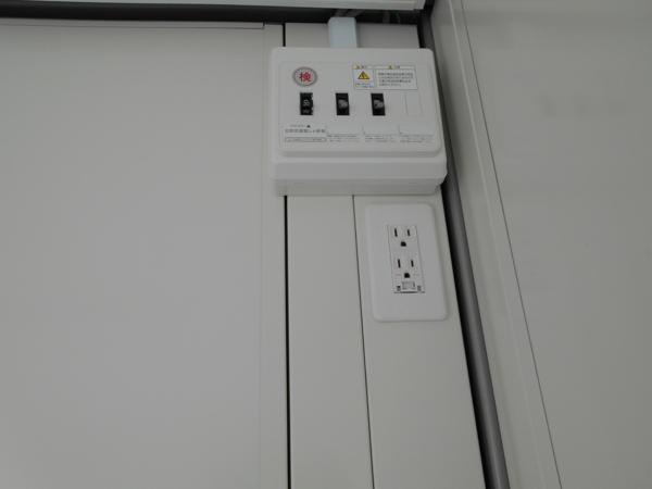 愛知県名古屋緑店/展示場の新棟ユニットハウス・プレハブ・コンテナハウス47MSL(3.02坪)の各設備の分電盤