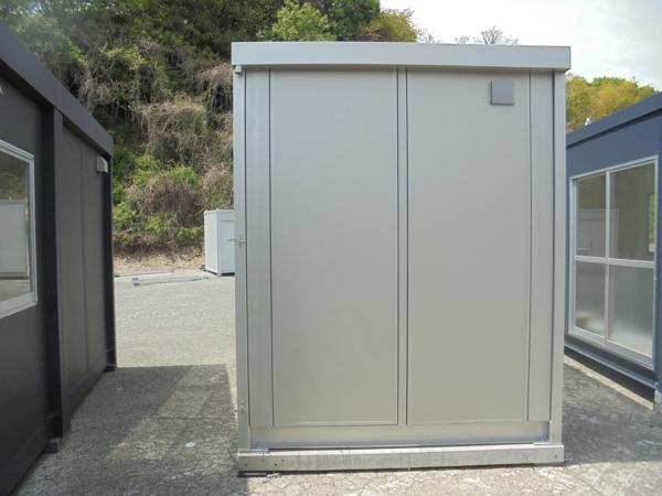 岡山県岡山営業所/展示場の新棟ユニットハウス・プレハブ・コンテナハウス38MSL(2.43坪)の本体の外観