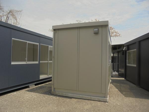 岡山県岡山営業所/展示場の新棟ユニットハウス・プレハブ・コンテナハウス38MSL(2.43坪)の本体の外観