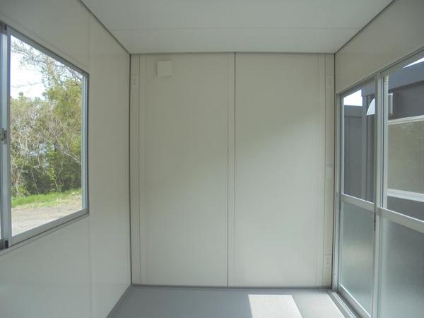 岡山県岡山営業所/展示場の新棟ユニットハウス・プレハブ・コンテナハウス38MSL(2.43坪)の本体の内観