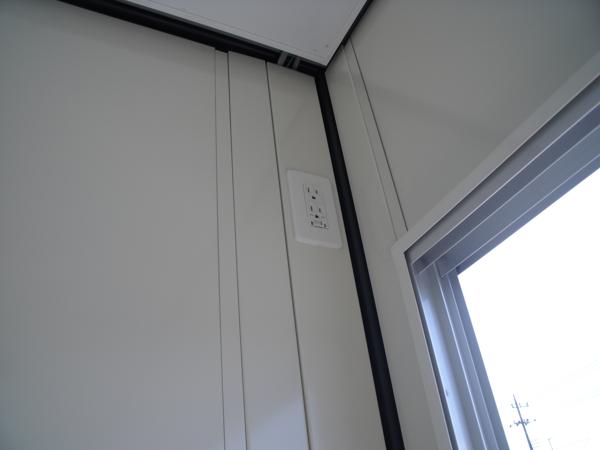 埼玉県花園インター店/展示場の新棟ユニットハウス・プレハブ・コンテナハウス38MSL(2.43坪)の各設備のコンセント