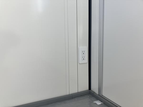 長野県佐久北インター店/展示場の新棟ユニットハウス・プレハブ・コンテナハウス38MSL(2.43坪)の各設備のコンセント