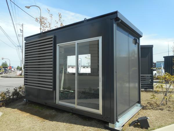 石川県金沢店/展示場の中古ユニットハウス・プレハブ・コンテナハウスルーバー付き