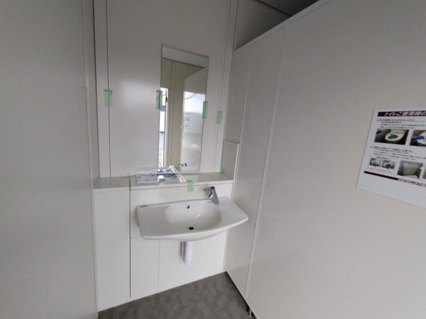 茨城県小美玉店/展示場の新棟ユニットハウス・プレハブ・コンテナハウスサニット