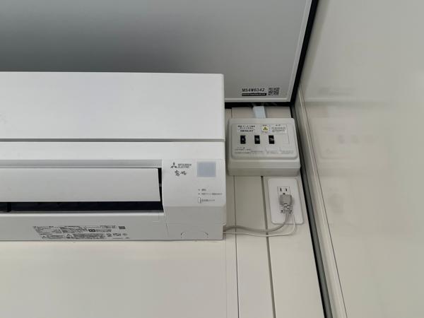 神奈川県厚木店/展示場の新棟ユニットハウス・プレハブ・コンテナハウス47MSL(3.02坪)の各設備の分電盤