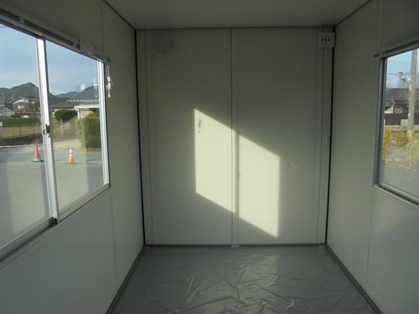 山口県山口出張所/総合展示場の新棟ユニットハウス・プレハブ・コンテナハウス38MSL(2.43坪)の本体の内観