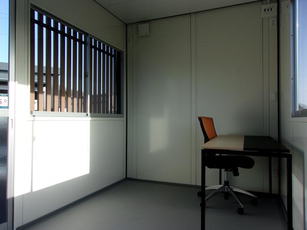 福島県白河店/展示場の新棟ユニットハウス・プレハブ・コンテナハウス38MSL(2.43坪)の本体の内観