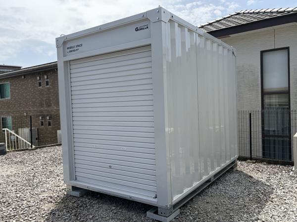 長崎県長崎店/展示場の新棟ユニットハウス・プレハブ・コンテナハウスGORILLA(1.52坪)の本体の外観