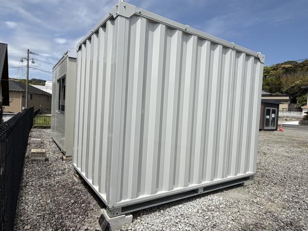 長崎県長崎店/展示場の新棟ユニットハウス・プレハブ・コンテナハウスGORILLA(1.52坪)の本体の外観