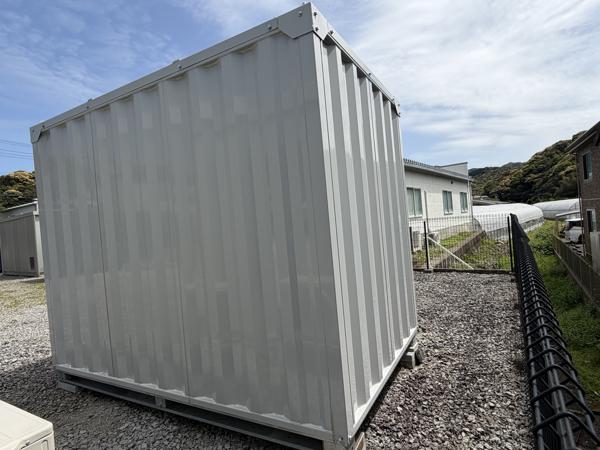 長崎県長崎店/展示場の新棟ユニットハウス・プレハブ・コンテナハウスGORILLA(1.52坪)の本体の外観