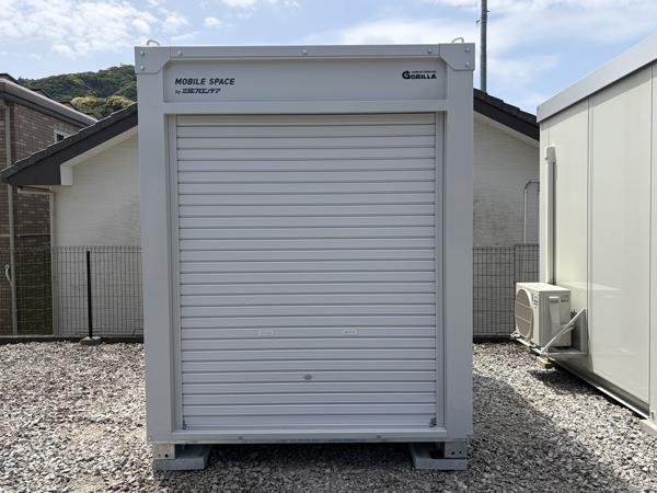 長崎県長崎店/展示場の新棟ユニットハウス・プレハブ・コンテナハウスGORILLA(1.52坪)の本体の外観