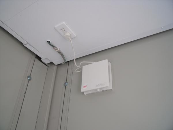 埼玉県花園インター店/展示場の中古ユニットハウス・プレハブ・コンテナハウスCT-32J(2.16坪)の各設備の換気扇