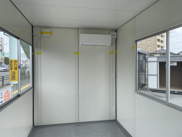 熊本県熊本店/展示場の新棟ユニットハウス・プレハブ・コンテナハウス38MSL(2.43坪)の本体の内観