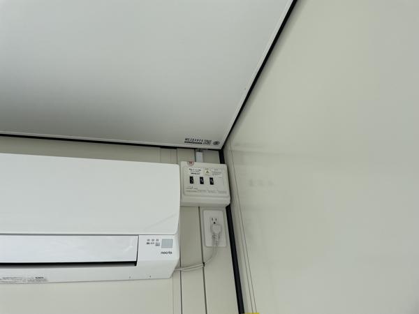 熊本県熊本店/展示場の新棟ユニットハウス・プレハブ・コンテナハウス38MSL(2.43坪)の各設備の分電盤