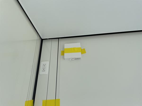 熊本県熊本店/展示場の新棟ユニットハウス・プレハブ・コンテナハウス38MSL(2.43坪)の各設備の給気口