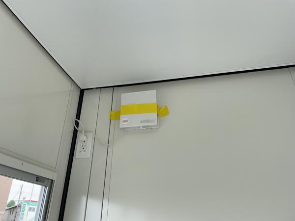 熊本県熊本店/展示場の新棟ユニットハウス・プレハブ・コンテナハウス38MSL(2.43坪)の各設備の換気扇
