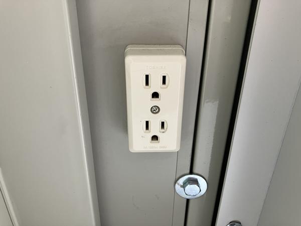 埼玉県本庄店/展示場の中古ユニットハウス・プレハブ・コンテナハウスCT-32JG(2.16坪)の各設備のコンセント