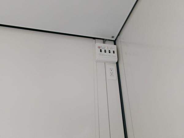 兵庫県西宮北店/展示場の新棟ユニットハウス・プレハブ・コンテナハウス47MSL(3.02坪)の各設備の分電盤