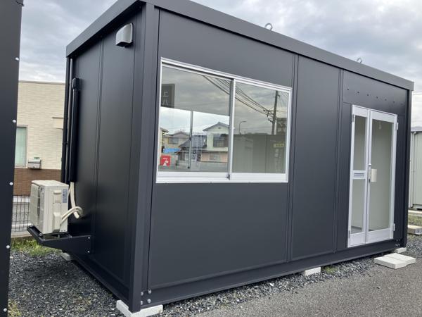 福岡県行橋店/展示場の新棟ユニットハウス・プレハブ・コンテナハウス47MSL(3.02坪)の本体の外観
