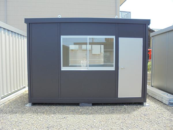 岐阜県大垣店/展示場の新棟ユニットハウス・プレハブ・コンテナハウス38MSL(2.43坪)の本体の外観