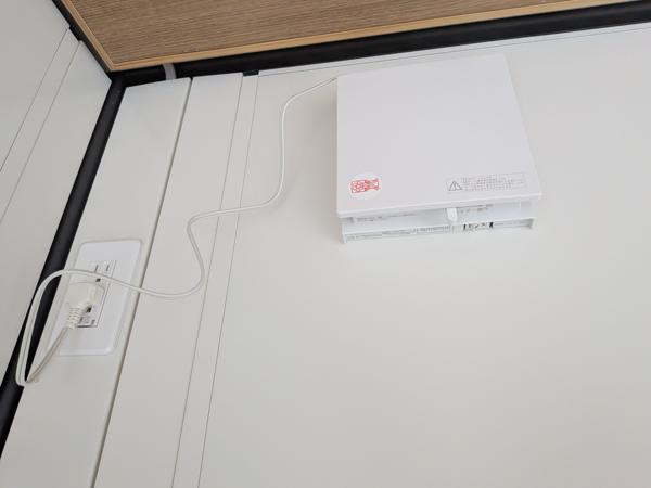 愛媛県松山出張所/総合展示場の新棟ユニットハウス・プレハブ・コンテナハウス47MSL(3.02坪)の各設備の換気扇