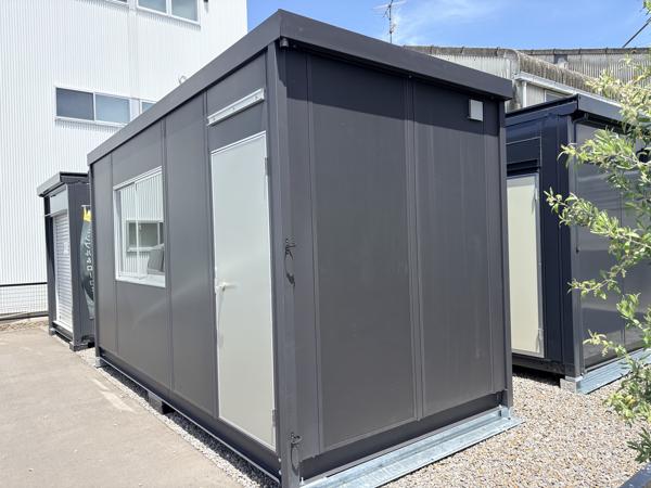 愛知県岡崎中央店/展示場の新棟ユニットハウス・プレハブ・コンテナハウス47MSL(3.02坪)の本体の外観