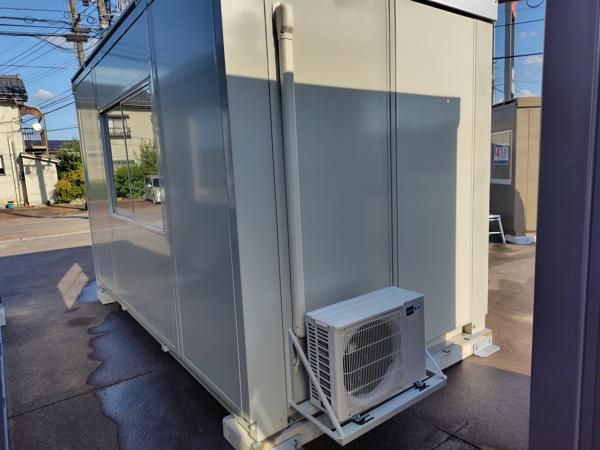 新潟県三条店/展示場の中古ユニットハウス・プレハブ・コンテナハウスCT-41J(2.83坪)の本体の外観