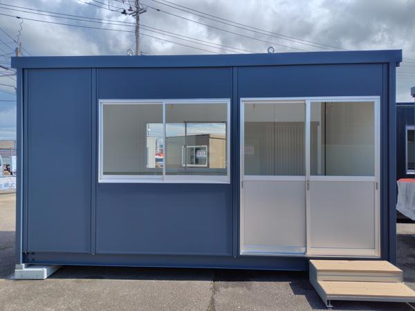 新潟県三条店/展示場の新棟ユニットハウス・プレハブ・コンテナハウス47MSL(3.02坪)の本体の外観