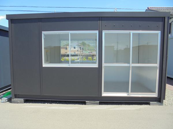 山口県山口出張所/総合展示場の新棟ユニットハウス・プレハブ・コンテナハウス47MSL(3.02坪)の本体の外観