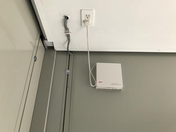 熊本県熊本出張所/熊本菊陽総合展示場の中古ユニットハウス・プレハブ・コンテナハウスCT-41J(2.83坪)の各設備の換気扇