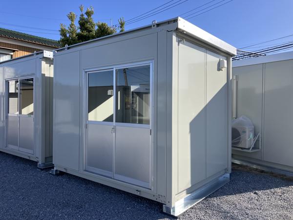 茨城県土浦出張所/展示場の中古ユニットハウス・プレハブ・コンテナハウスCT-32J(2.16坪)の本体の外観