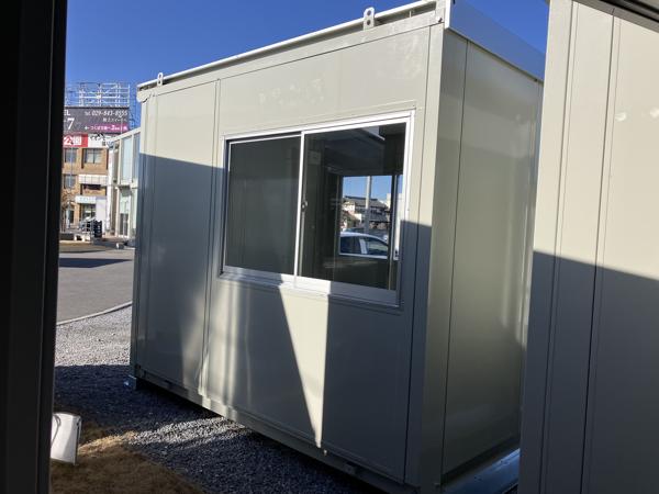 茨城県土浦出張所/展示場の中古ユニットハウス・プレハブ・コンテナハウスCT-32J(2.16坪)の本体の外観