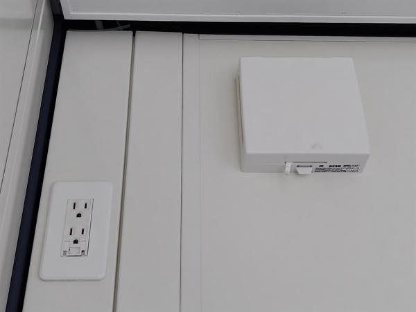茨城県小美玉店/展示場の新棟ユニットハウス・プレハブ・コンテナハウス47MSL(3.02坪)の各設備の給気口
