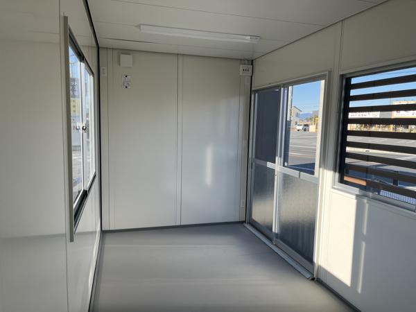 埼玉県本庄店/展示場の新棟ユニットハウス・プレハブ・コンテナハウス47MSL(3.02坪)の本体の内観