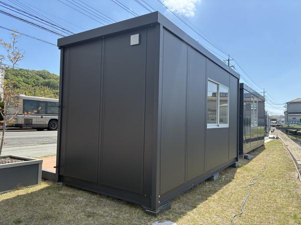 岡山県東岡山店/展示場の新棟ユニットハウス・プレハブ・コンテナハウス47MSL(3.02坪)の本体の外観