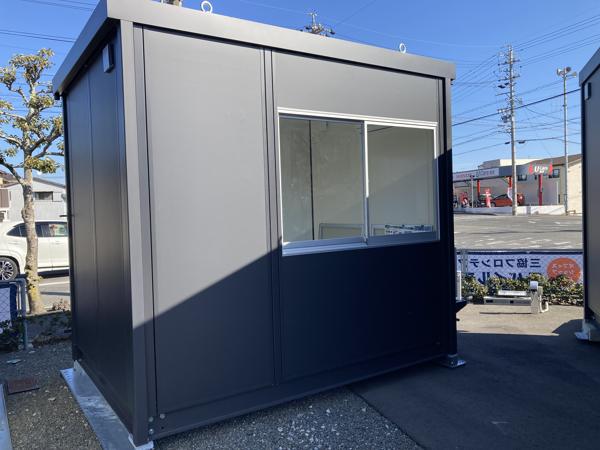 静岡県島田店/展示場の新棟ユニットハウス・プレハブ・コンテナハウス29MSL(1.84坪)の本体の外観