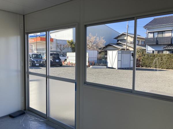 静岡県島田店/展示場の新棟ユニットハウス・プレハブ・コンテナハウス38MSL(2.43坪)の本体の内観