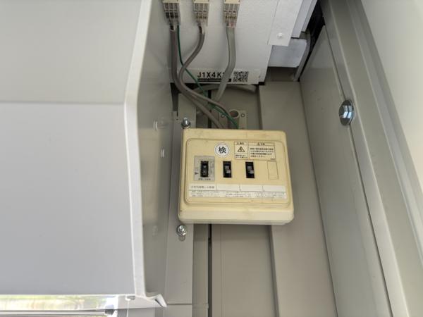 福岡県福岡東店/展示場の中古ユニットハウス・プレハブ・コンテナハウスCT-41JG(2.83坪)の各設備の分電盤