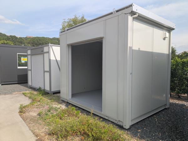 岡山県倉敷店/展示場の中古ユニットハウス・プレハブ・コンテナハウスCT-32J(2.16坪)の本体の外観
