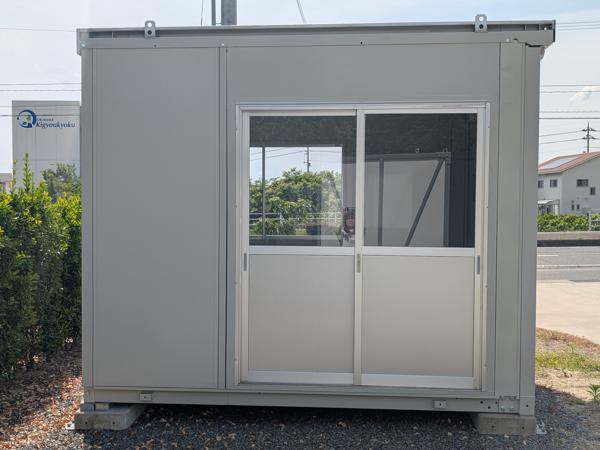 岡山県倉敷店/展示場の中古ユニットハウス・プレハブ・コンテナハウスCT-32J(2.16坪)の本体の外観