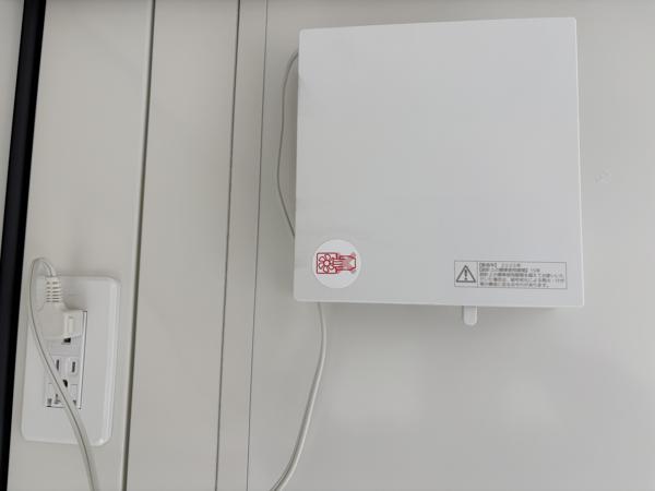 福岡県福岡東店/展示場の新棟ユニットハウス・プレハブ・コンテナハウス38MSL(2.43坪)の各設備の換気扇
