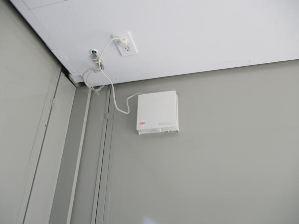 栃木県那須塩原店/展示場の中古ユニットハウス・プレハブ・コンテナハウスCT-32J(2.16坪)の各設備の換気扇