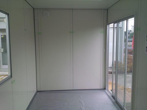 埼玉県川口営業所/展示場の新棟ユニットハウス・プレハブ・コンテナハウス47MSL(3.02坪)の本体の内観