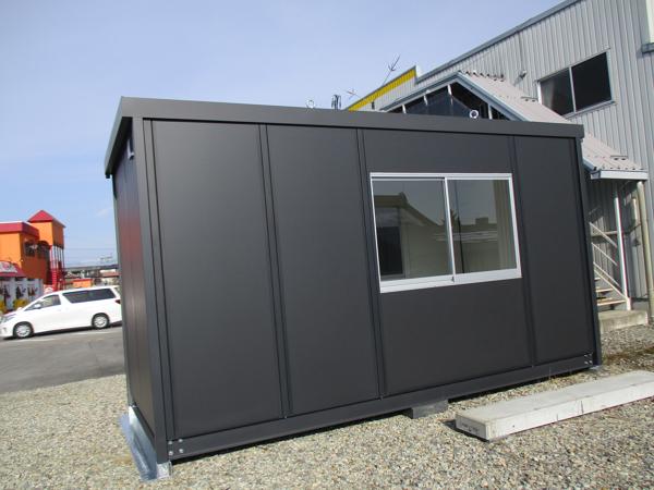 栃木県那須塩原店/展示場の新棟ユニットハウス・プレハブ・コンテナハウス47MSL(3.02坪)の本体の外観