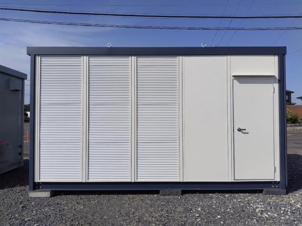 茨城県小美玉店/展示場の新棟ユニットハウス・プレハブ・コンテナハウスサニット 47MSL 男性用(3.02坪)の本体の外観