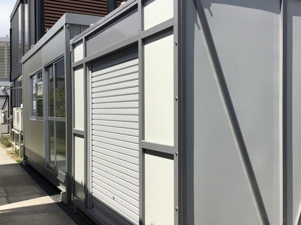 岩手県盛岡営業所/総合展示場の新棟ユニットハウス・プレハブ・コンテナハウスPanda3.0 PS3K(1.60坪)の本体の外観