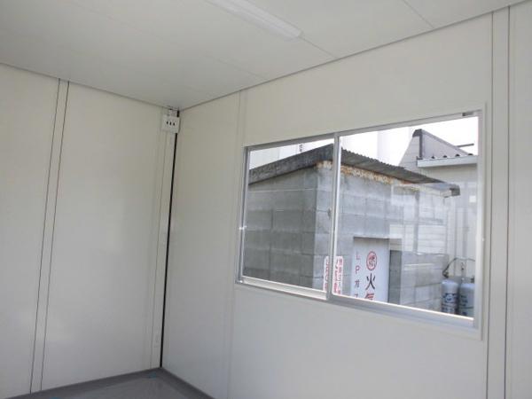 福岡県太宰府店/展示場の新棟ユニットハウス・プレハブ・コンテナハウス38MSL(2.43坪)の本体の内観
